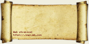 Miljana Krestić vizit kartica